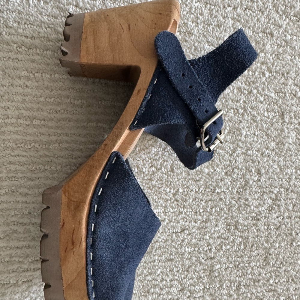 MIA Stylish Blue Suede Women's ABBA Sandal